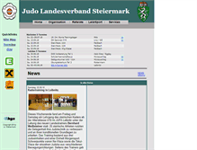 Tablet Screenshot of judo-steiermark.at